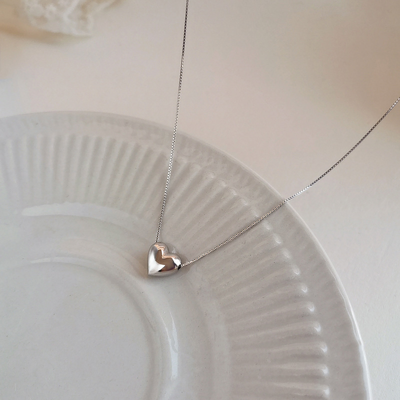 Cadena Amor Eterno | Plata 925 + Enchapado en Oro 18K | Dije de Corazón