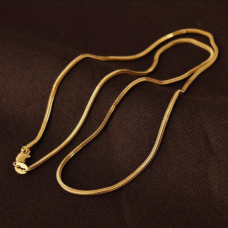 Cadena Chopin Buckle | Plata 925 + Enchapado en Oro 18K | 1.6mm – 55cm