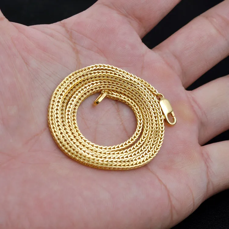 Cadena Chopin Buckle | Plata 925 + Enchapado en Oro 18K | 1.6mm – 55cm
