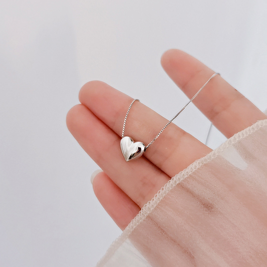 Cadena Amor Eterno | Plata 925 + Enchapado en Oro 18K | Dije de Corazón